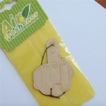 Custom Hanging Perfume Wooden Car Air Freshener pw93