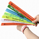 Reflective PVC Slap Sports Wrist Band pw84