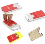 3M sticker silicone smart wallet mobile phone card holder