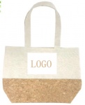 Custom Logo Cork and Cotton Bag with Handle