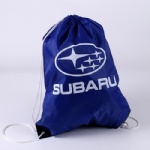 Promotional Custom Silk Screen Printing Polyester Gym Printed Drawstring Backpack