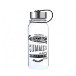 Customized Single Wall Borosilicate Drinking Glass Water Bottle Kids Bpa Free  Juice Glass Bottle