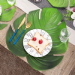 EVA  Leaf Coaster Placemat Heat Insulation Oil-proof Waterproof EVA Artificial Plant Table Placemat