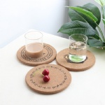 Natural Cork Coaster Heat Resistant Cup Mug Mat Coffee Tea Hot Drink posavasos placemat Kitchen Decor